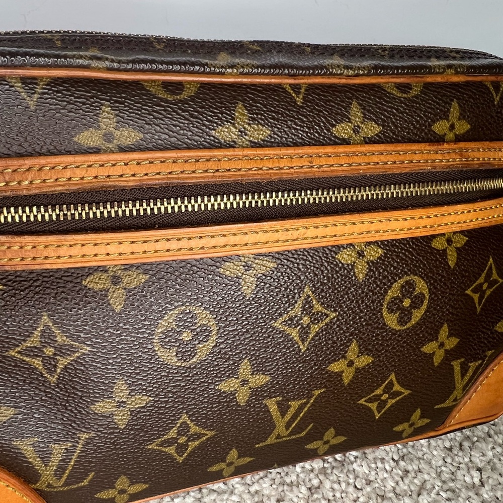 Louis Vuitton Dragonne Monogram Canvas Wristlet Clutch Vintage - Picture 6 of 16